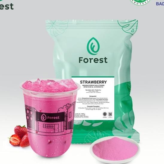 

Bubuk Numan Strawberry Powder - Forest Bubble Drink