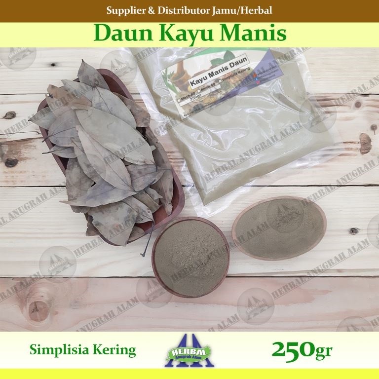

Daun Kayu Manis (Kering) 250Gr | Cinnamomum Cassia - 100% Murni #Herbal