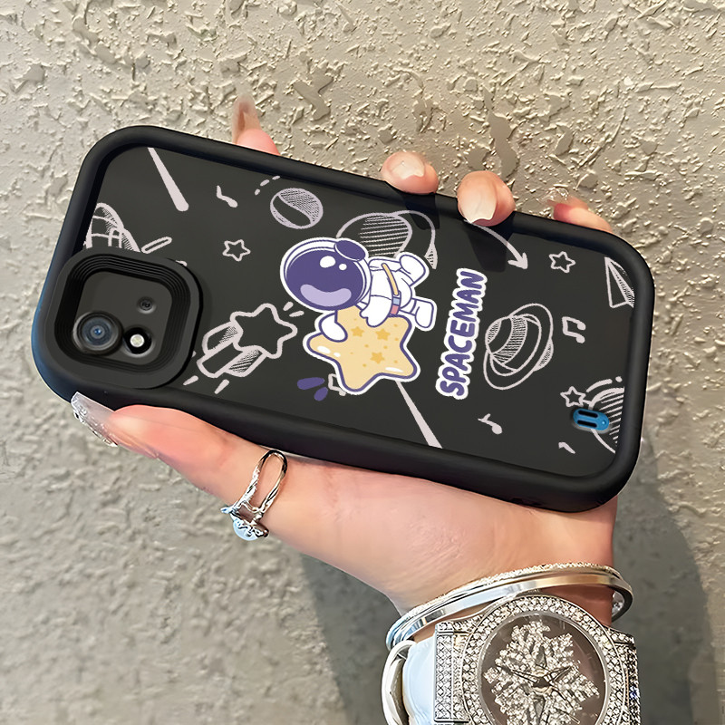 Casing Hp Untuk Realme C20 C20A C11 2021 Narzo 50I Case Casing HP pola manusia luar angkasa Kesing S