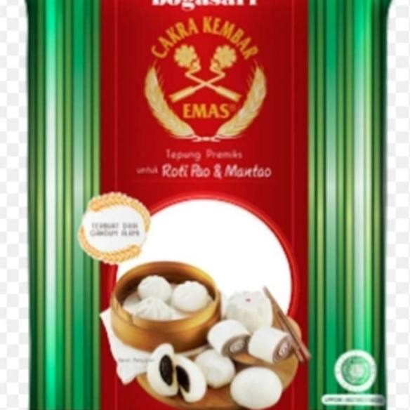 

Tepung Terigu Cakra Kembar Emas Pao 5 Kg
