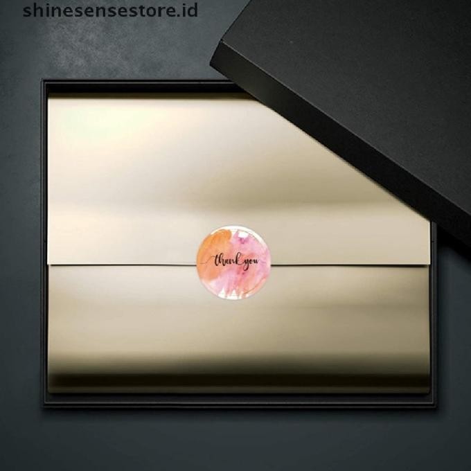 

Shinesense 5Pcs Stiker Label Segel Tulisan Thank You Handmade Untuk Sc Shp26