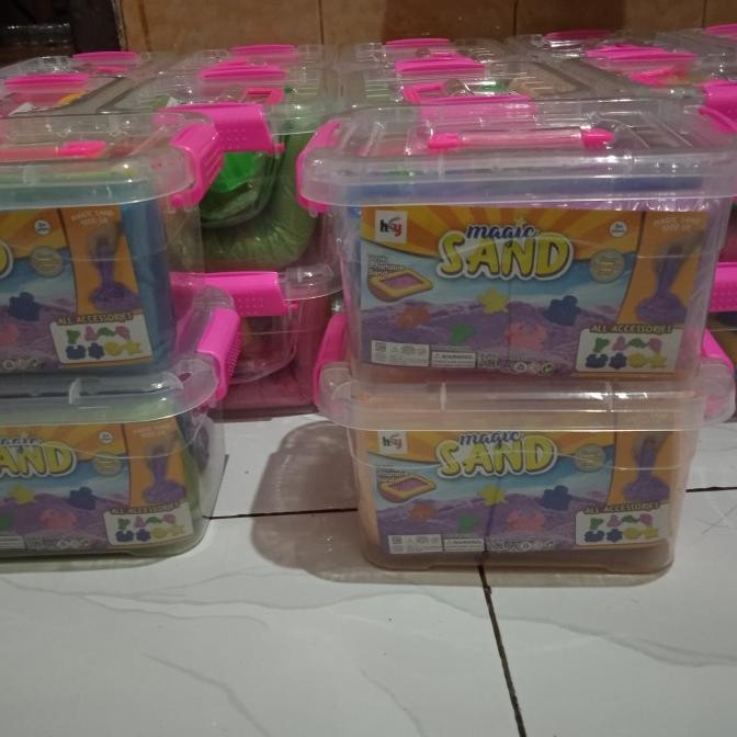 Bisa Mainan Pasir Ajaib Anak 1Kg - - Mainan Pasir Kinet Shp21
