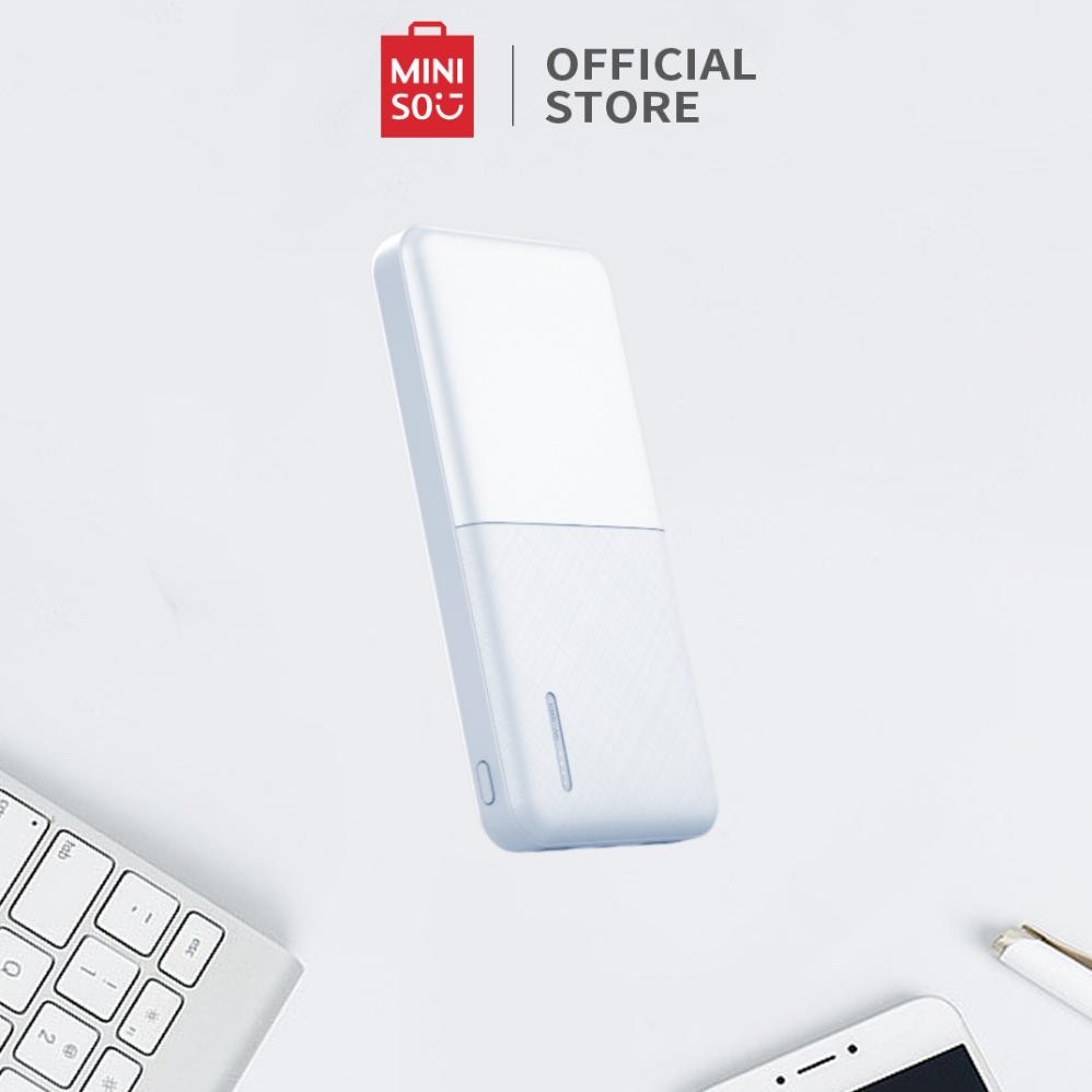 Promo Miniso Powerbank 10000 Mah Simple Large-Capacity Practical And Light Tersedia Untuk Iphone Ori