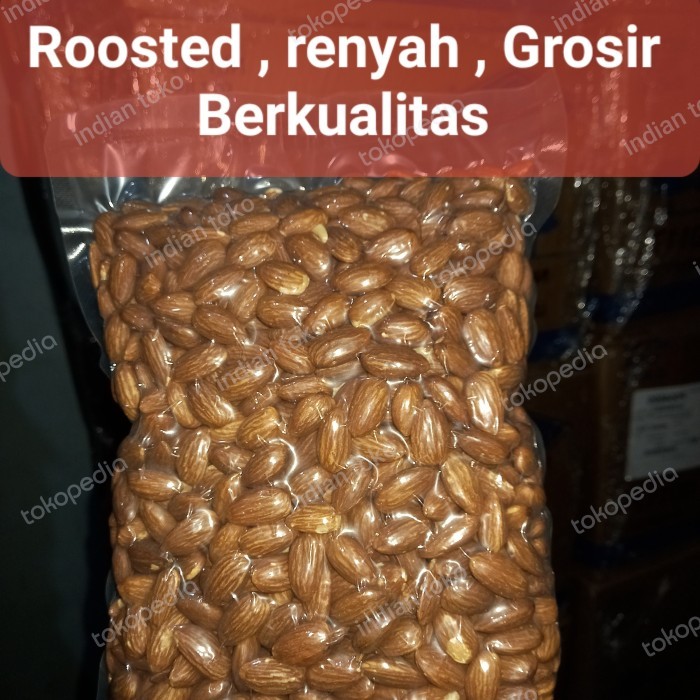 

TERMURAH kacang almond 1 kg panggang renyah / ALMOND roasted / berkualitas