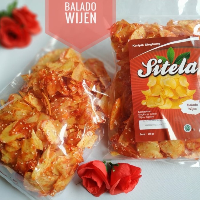 

MURAH Keripik Singkong 1kg - Sitela - Balado Wijen