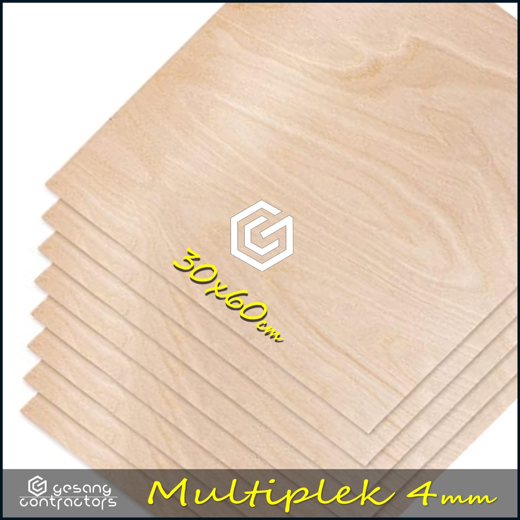 Triplek 4mm 30x60 cm ( Multiplek 4mm | 4 mm | 30x60cm | 60x30cm | 60x30 | 60 x 30 | 30 x 60 cm )