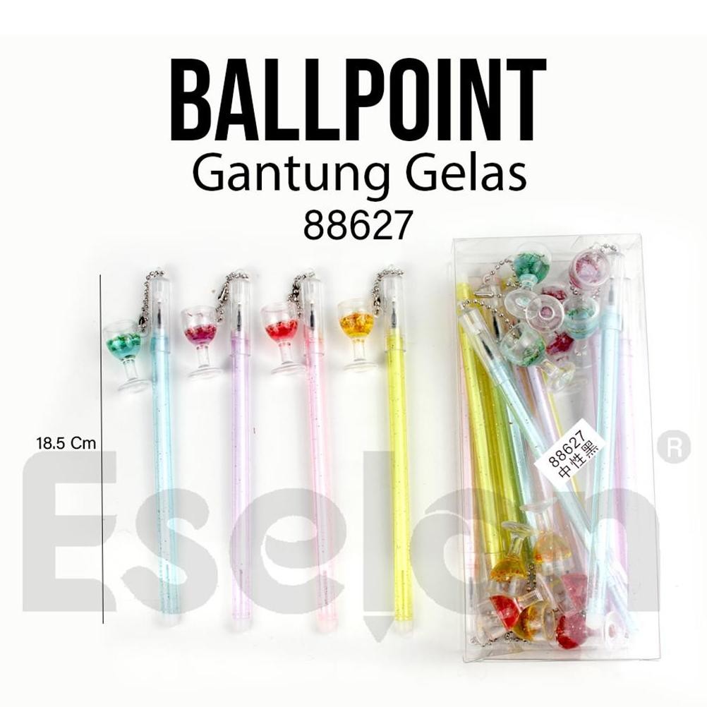 

MMA-1318 12pcs Pulpen Gel Gelas Wine 88627 / 1pack Pulpen Fancy Wine Glass Premium
