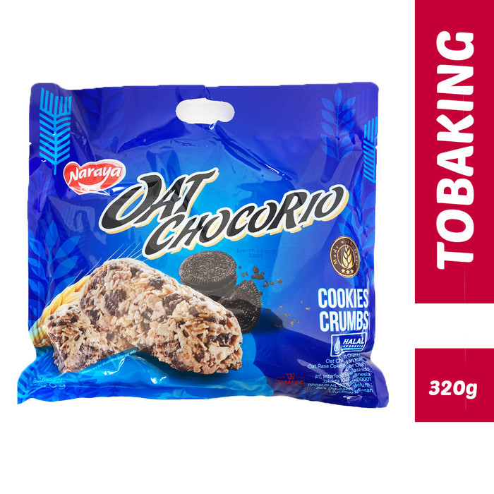 

BERMUTU Naraya Oat Chocorio Cookies Crumbs 320gr Oat Snack