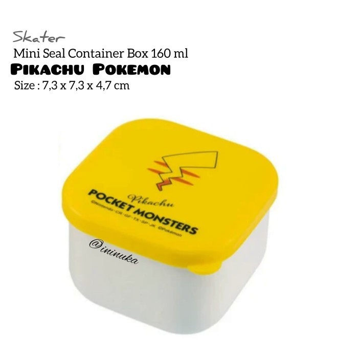 

HEMAT [Skater] Fruit Snack Box MiniPikachu Pokemon 160 ml Kotak Snack Buah