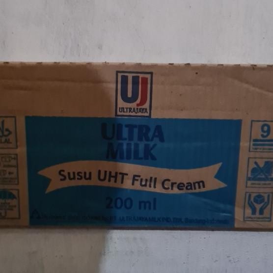 

Ultra Susu 200 Ml Full Cream Isi 24