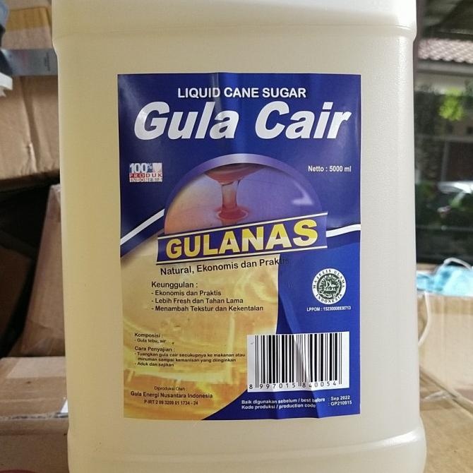 

Gula Cair Gulanas 5 liter