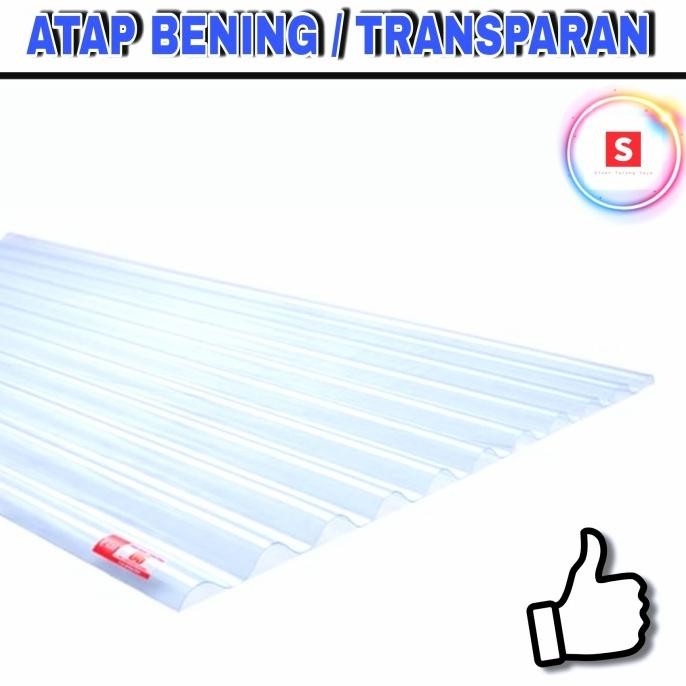 Atap Asbes Fiber Bening Transparan 150 180 210 240 300 OS17