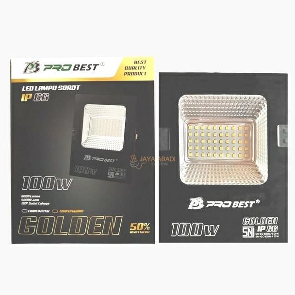Lampu Sorot Led Lampu Tembak Led 100W 100 Watt Probest Golden