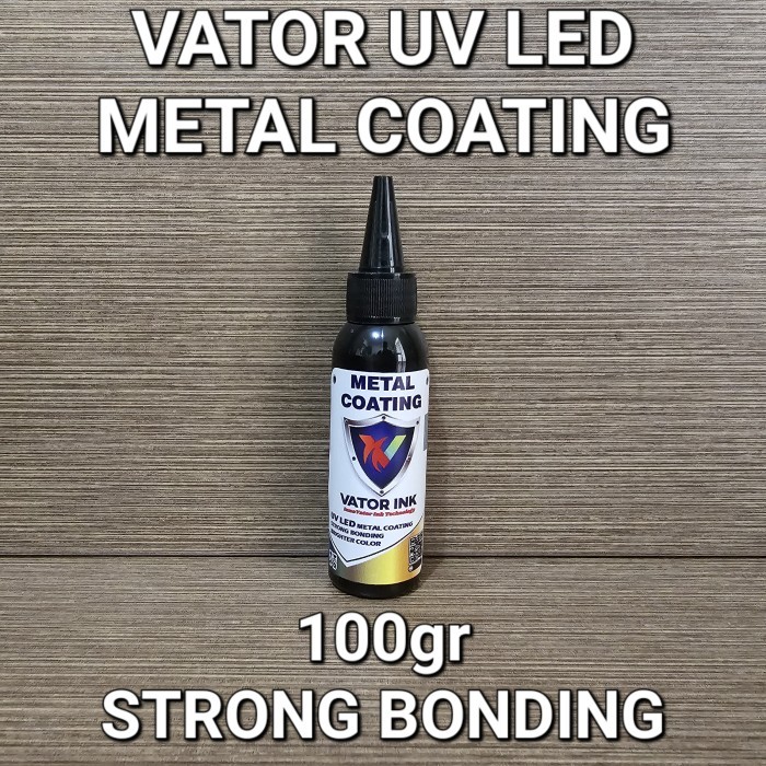 

METAL COATING UV LED VATOR 100GR UV INK TINTA PRINT METAL STAINLESS