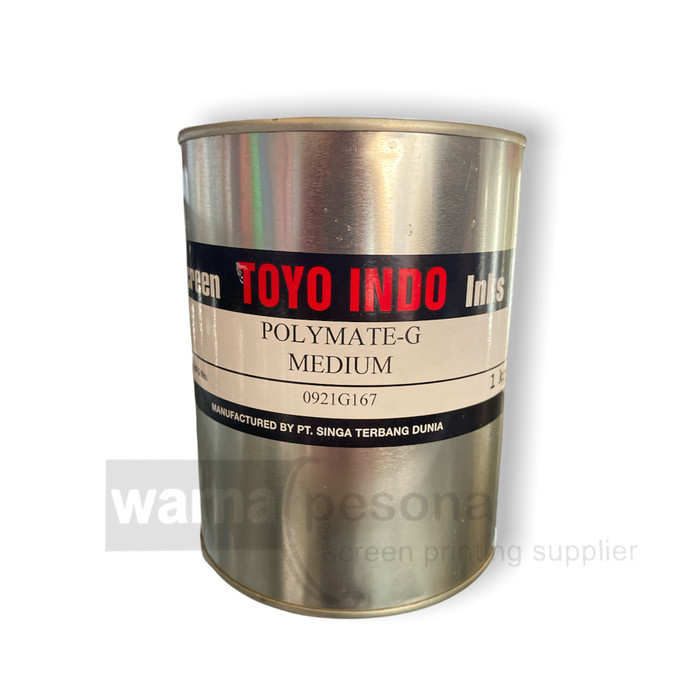 

CAT TINTA SABLON PLASTIK TOYO INDO POLYMATE-G MEDIUM 1/2 KG