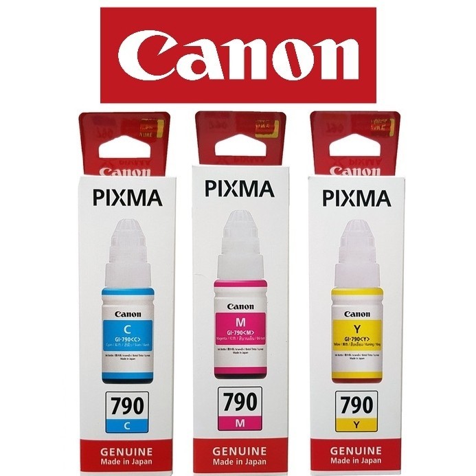 

CANON TINTA BOTOL GI790 COLOUR - TINTA REFILL GI 790 COLOUR ORIGINAL