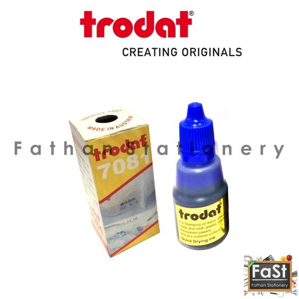 

TINTA STEMPEL TRODAT 7081 25ML (PERMANENT) BIRU ORIGINAL