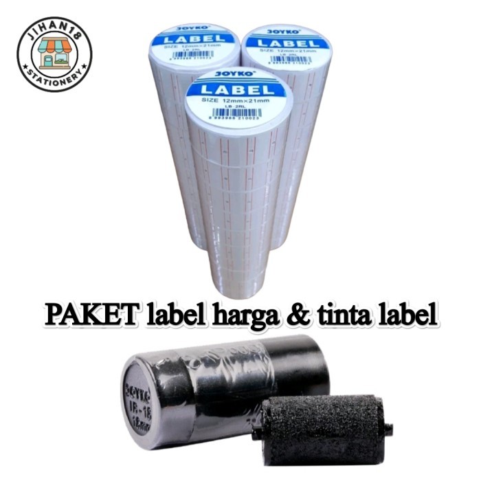 

PAKET LABEL HARGA & TINTA LABEL / PRICE LABELLER & INK ROLLER ORIGINAL