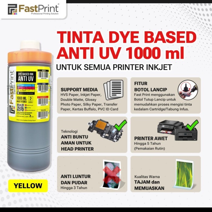 

TINTA DYE BASED ANTI UV 1000 ML