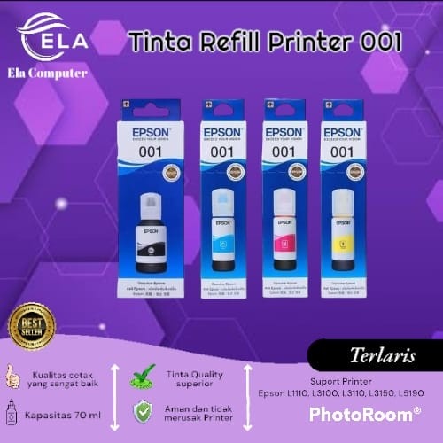 

TINTA REFFIL 001 PREMIUM 1 SET