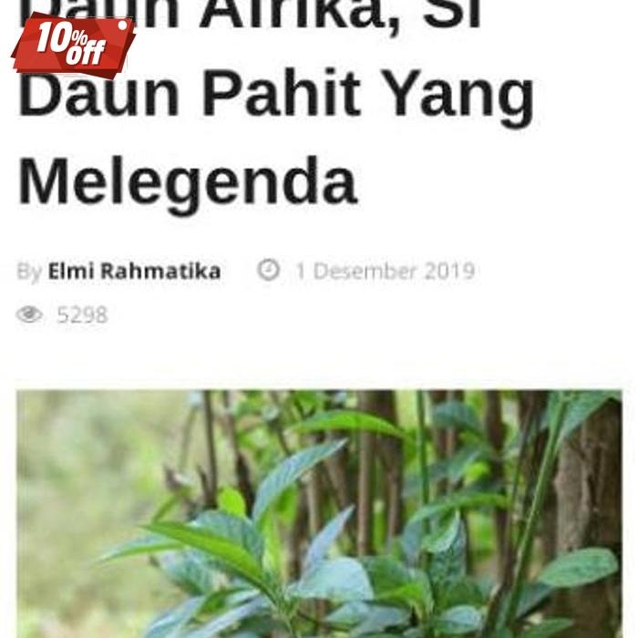 

Premium Daun Afrika Segar Obat Herbal Teh Cina Daun Herbal Kering