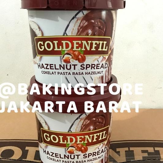 

Goldenfil Hazelnut Spread 1 Kg | Selai Hazelnut Spread Goldenfil