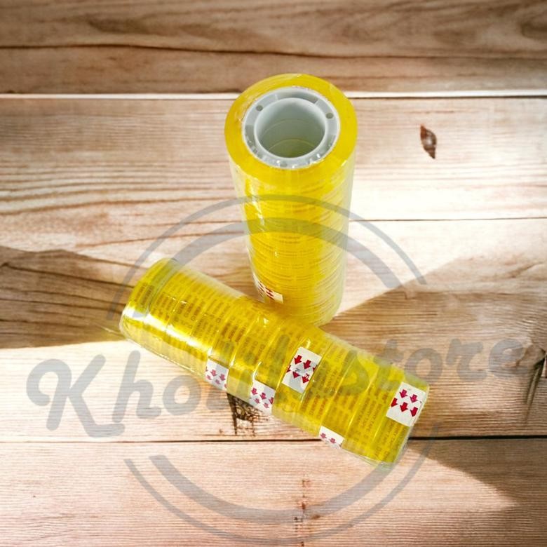 

(1 slop) Isolasi Bening Kecil Tebal Berry 12mm x 25 yard LARIS