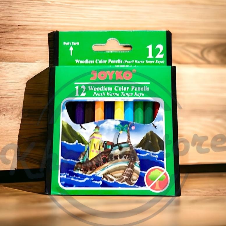 

Pensil Warna Pendek 12W Joyko CP-107 (dus hijau) LARIS