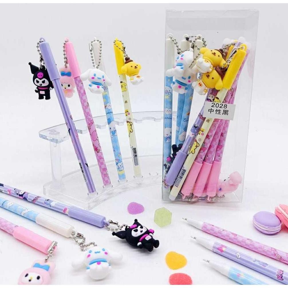 

vf-52 (1 PACK / 12 PCS) BOLPEN GANTUNG / PULPEN GANTUNGAN SANRIO / PEN GEL GANTUNG KUROMI LUCU Premium