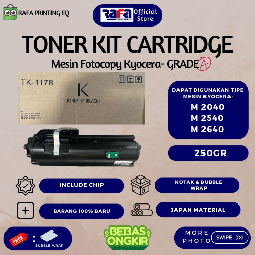 Toner Kit Kyocera TK-1178 TK1178 ECOSYS M2040 M2540 M2640 2640 2040 m2040dn 2040 m2540dn 2540dn