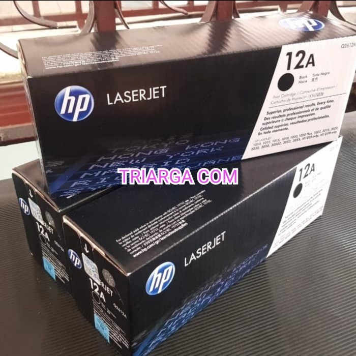 toner laserjet hp 12a cartridge