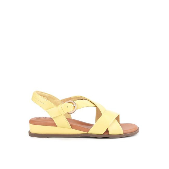 Hush Puppies Sandal Wanita Jolly Ankle Strap Yellow