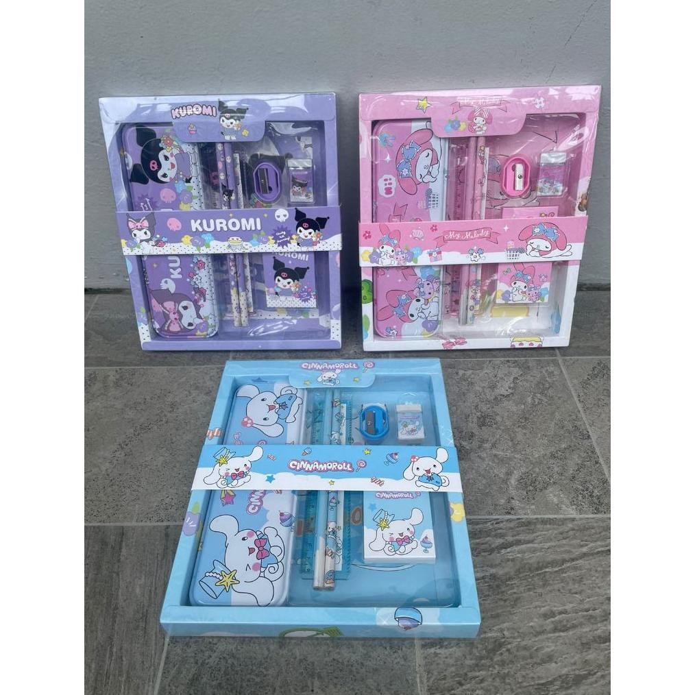 

PL30 (ATS) paket ALAT TULIS SANRIO/STATIONERY SET/STUDY SET SANRIO KUROMICINNAMOROLL MY MELODY Hemat