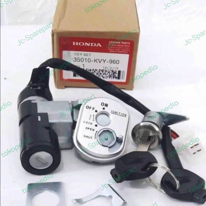 KUNCI KONTAK SET BUAT MOTOR BEAT KARBU, SCOOPY KARBU,VARIO KARBU LAMA