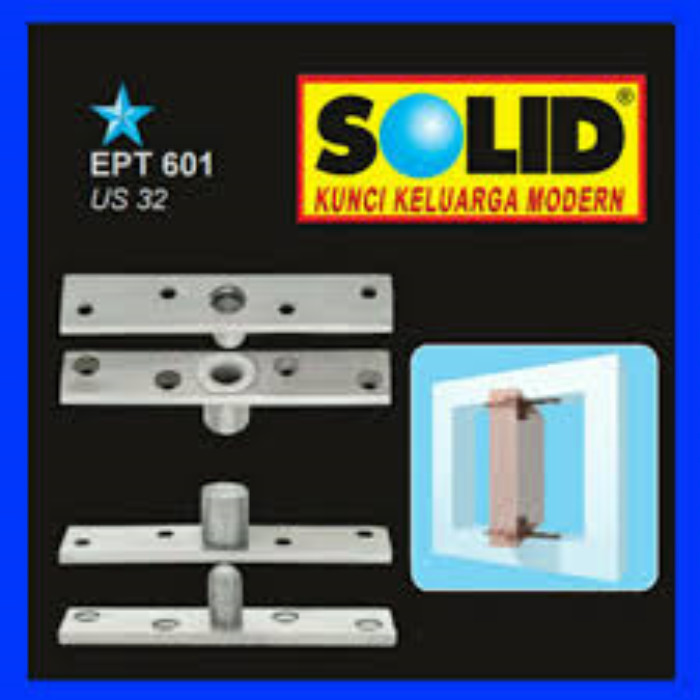 SOLID ENGSEL PIVOT 601 US32D/UNTUK JENDELA ATAU PINTU