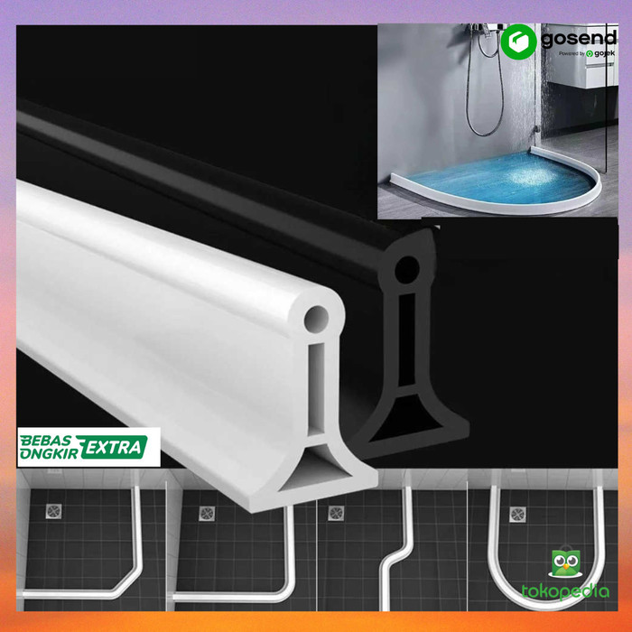 MURAH Karet Penahan Air Pintu Kamar Mandi Water Stopper Bathroom Wastafel