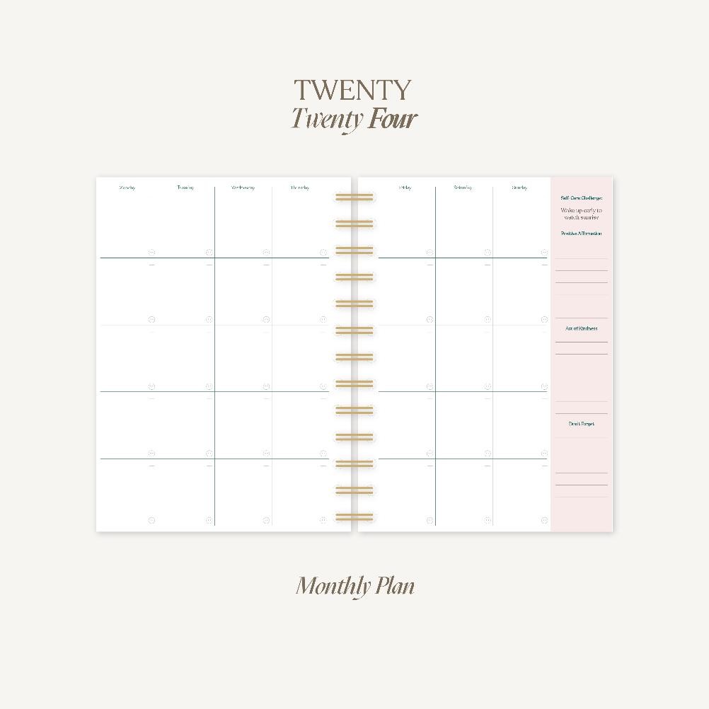 

AS25 Paperie Lab - 2024 Weekly Planner Agenda Hemat