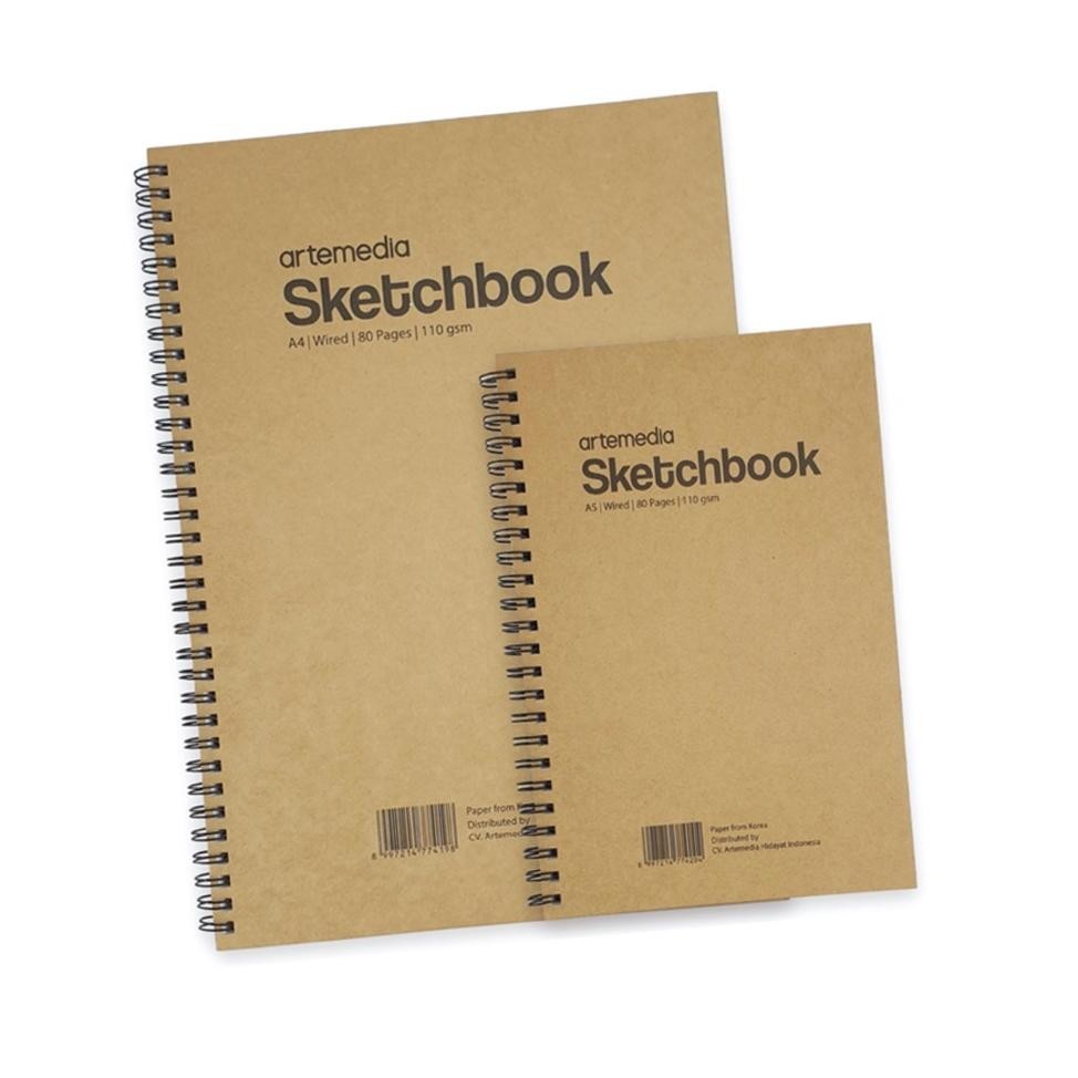 

bas-12 Artemedia Sketchbook A4 80 Halaman 110 GSM Buku Sketsa Gambar Pensil Charcoal Arang Viral