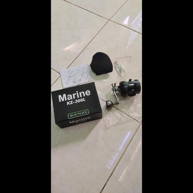 lagi promoo... reel casting / overhead kenzi marine kz-3000l free random produk