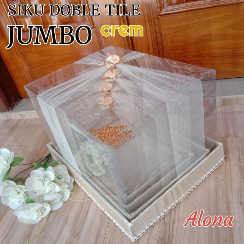 

COD BOX KOTAK SESERAHAN HANTARAN PERNIKAHAN MIKA TILE 1 SET ISI 4 PCS Ew64