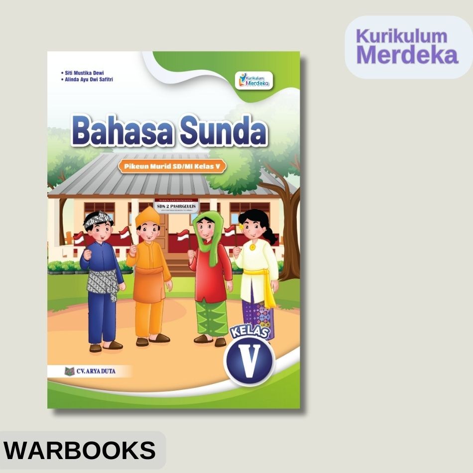 Buku Bahasa Sunda Kurikulum Merdeka Kelas 5 Arya Duta