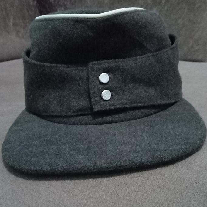 TOPI SNAPBACK topi snapback m43 tentara Jerman ww2 wool tebal officer