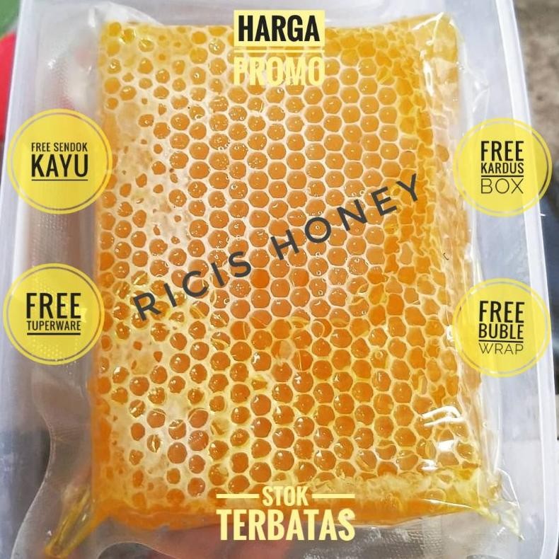 

Buruan [[ 500Gram ]]Madu Sarang Asli Murni (Original)Sarang Madu Epis Melifera High Quality