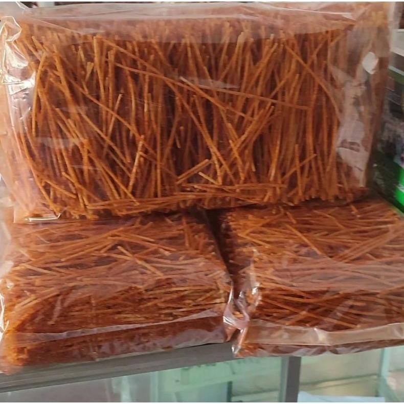 

Big Sale Mie Lidi Kurus Matang Kemasan 1/2Kg Pedas Original High Quality