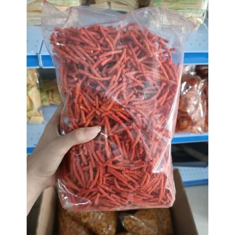 

Termurah [ Ready Medan ] Mie Lidi Rasa Pedas 500Gram / Snack Jadul Mie Lidi Rasa Balado Premium