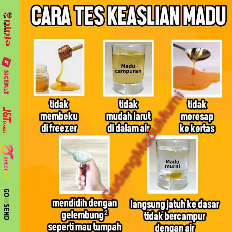 

Discount Terlaris Madu Sarang Asli Murni Original Premium Mellifera Madu Hutan Asli 100% Raw Honey Natural Murah