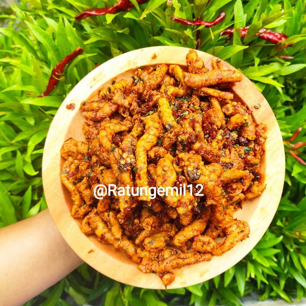 

Buruan 250Gram Usus Krispy Cetar/Usus Daun Jeruk/Usus Krispy Kriuk High Quality