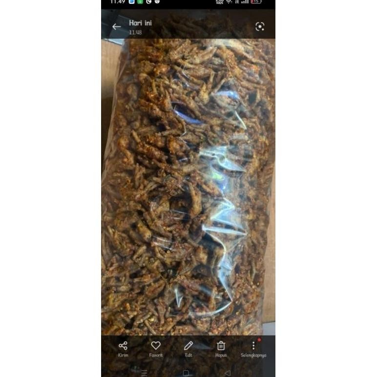 

Termurah Promo 1 Kg Keripik Ceker Krispy Premium