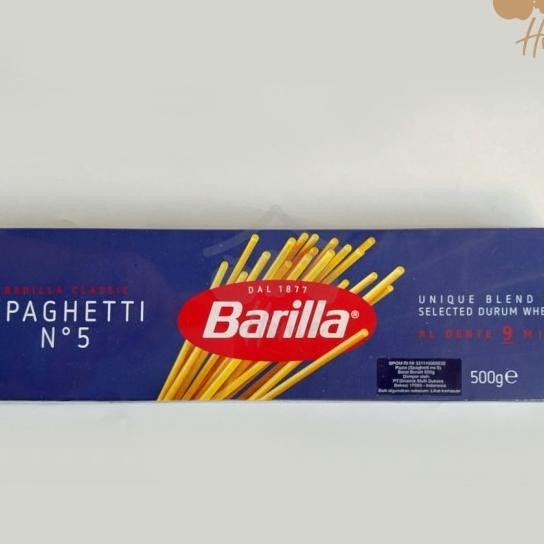 

Barilla Spaghetti No 5 500Gr Barila Classic Pasta Kering No5 500 G