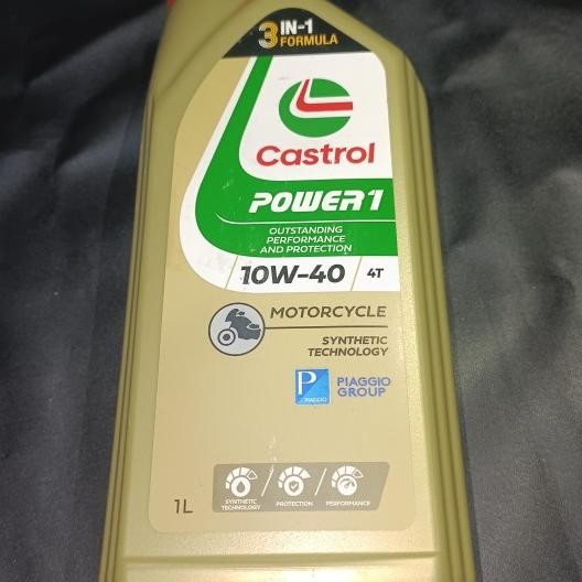 Oli Mesin Vespa Matic Castrol 10W-40 Recommended Piaggio